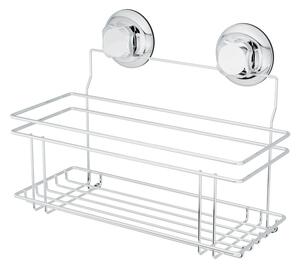 Raft pentru baie argintiu autoadeziv din metal Bestlock Bath – Compactor