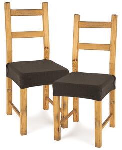 4Home Husă elastică scaun Comfort brown, 40 - 50 cm, set 2 buc