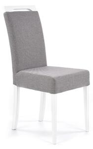Scaun de bucaterie Clarion, gri/alb