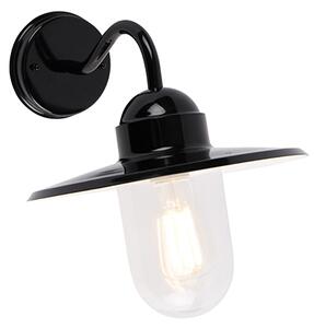 Lampa de perete exterioară modernă neagră IP44 - Kansas