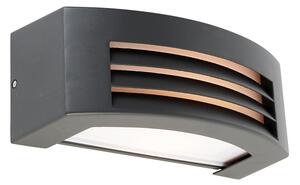 Aplică modernă antracit IP44 - Hurricane 1