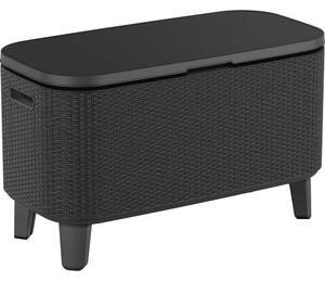 Masă de grădină cu frapieră din plastic 83.5x40 cm Bevy – Keter