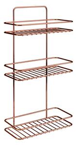 Etajeră cu 3 rafturi pentru baie Metaltex Copper