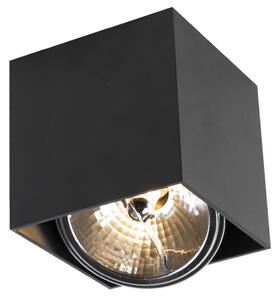 Spot de design negru pătrat - Box