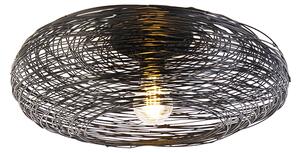 Plafoniera de design neagra ovala - Sarella