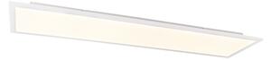 Plafoniera moderna din otel 120 cm cu LED inclus cu dimmer in 4 trepte - Liv