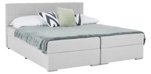 Z0ND0 Pat matrimonial Boxspring 160 cm Ferrati (gri maro). 1016098