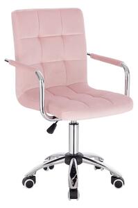 HC1015KP Scaun Roz Catifea