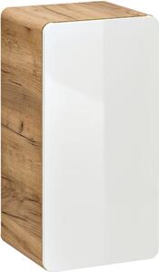 Comad Aruba White dulap 35x32x68 cm laterala pe perete alb-stejar ARUBAWHITE810FSC