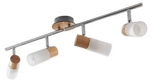 Christoph 4 Plafonieră Wood/White - Lindby
