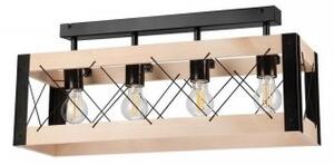 Plafoniera rustica 4 becuri E27 Frida 46600 Lamkur