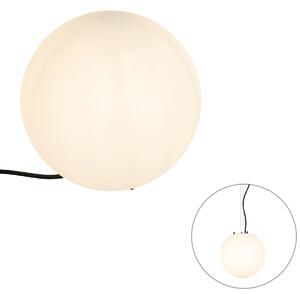 Lampă de exterior modernă albă 25 cm IP65 - Nura