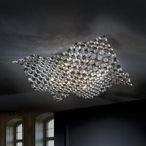 Plafonieră Saten din cristal, 56 cm