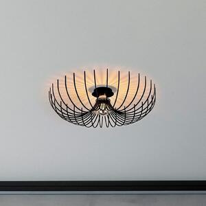 Plafonieră Aspendos N-639, negru, metal, Ø 56 cm