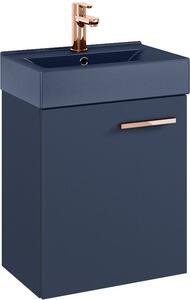 Elita Tiny lavoar cu dulap 45 cm albastru RE020450157030