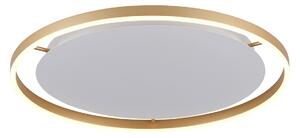 Plafoniera din alamă 60 cm inclusiv LED cu dimmer în 3 trepte - Zlatan