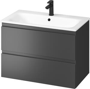 Cersanit Moduo lavoar cu dulap 79.5 cm antracit S801-473-DSM