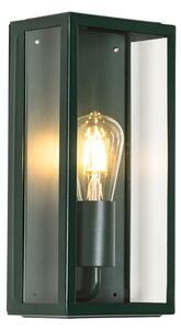 Lampă de perete exterioară industrială verde închis cu sticlă IP44 - Rotterdam