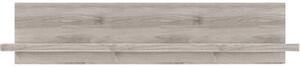Polita JAZZ, stejar gri, PAL laminat, 119x22x27 cm