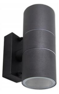 Aplica ﻿corp iluminat exterior arhitectural fatadelor 2x gu10 35w gri﻿