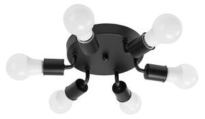 Lampa DE TAVAN Plafoniera 6-brate metal Black APP709-6C