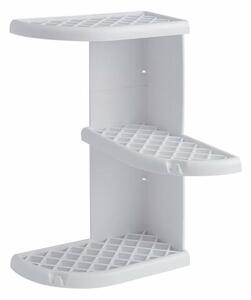 Raft de colț GEDY 8579 Oscar pentru duș 23 x 37,5x 23 cm, plastic ABS, alb