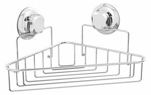 Raft de colț pentru baie Compactor fără găurire Sistem Bestlock, cromat