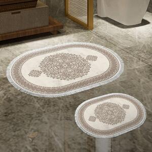 Set covorase baie 2 piese, Chic Finish, UnicUtil, Maro