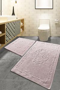 Set covorase baie 2 piese, Premium Feel, UnicUtil, Powder, Multicolor