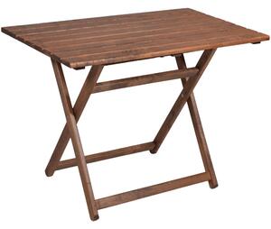 Masa exterior Retto fag culoarea nuc 80x60x72cm