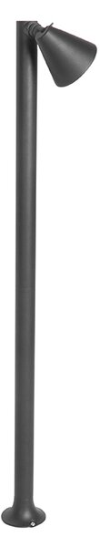 Stâlp modern pentru exterior negru 100 cm IP44 reglabil - Ciara