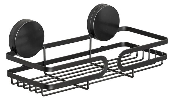 Raft de perete pentru baie Wenko Static-Loc® Pavia, lățime 26 cm, negru