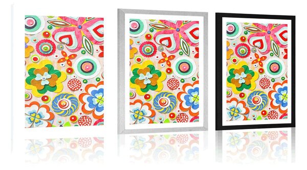 Poster abstracția florilor