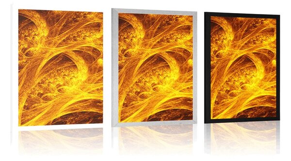 Poster pădure abstractă