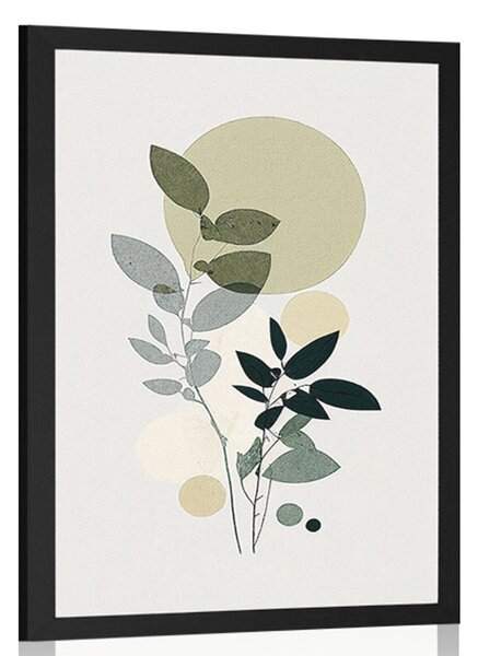 Poster plante în design boho