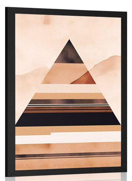 Poster forme abstracte de piramidă