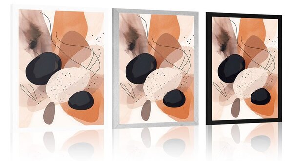 Poster forme abstracte de rocă