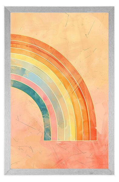 Poster curcubeu minimalist Peach Fuzz