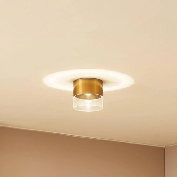 Dalila LED Plafonieră Ø10 Auriu - Lindby
